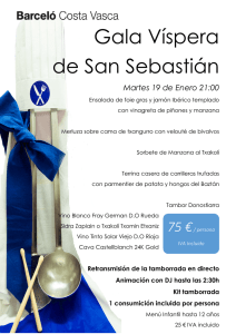 Gala Víspera de San Sebastián
