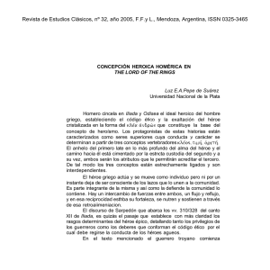Revista de Estudios Clásicos, nº 32, año 2005, F.F.y L., Mendoza