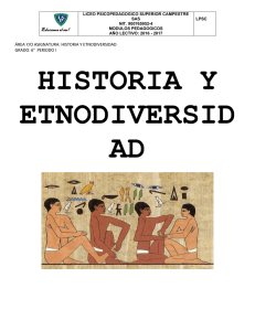 Guías Historia Y Etnodiversidad - liceo psicopedagogico superior