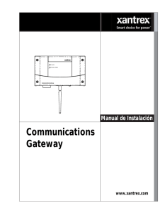 Guía de instalación Gateway