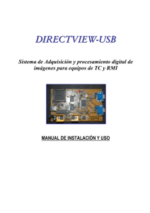 Manual de instalación de la placa DIVUSB y software de Captura