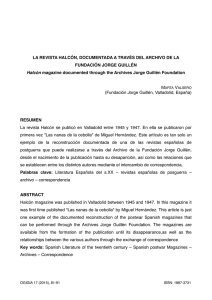 Descargar el archivo PDF - Ogigia. Revista Electrónica de Estudios