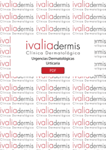 Urgencias Dermatológicas Urticaria PDF