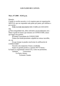 LOS FAXES DE CANNÁN. Marz. 07-2008 – 02:02 p.m. Rómulo