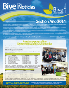 informe de gestion 2014