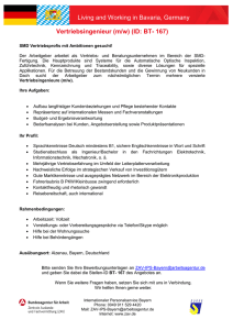 Living and Working in Bavaria, Germany Vertriebsingenieur (m/w