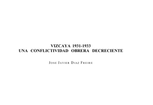 Vizcaya 1931-1933 : una conflictividad obrera creciente