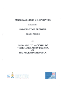 memorandum of co-operation - Embajada de la República