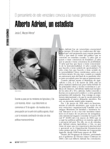 Alberto Adriani, un estadista