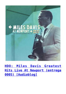 HDO: Miles Davis Greatest Hits Live At Newport