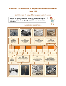 Chihuahua y la modernidad de los gobiernos Postrevolucionarios