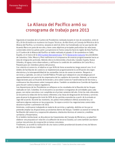 La Alianza del Pacífico armó su cronograma de trabajo para 2013