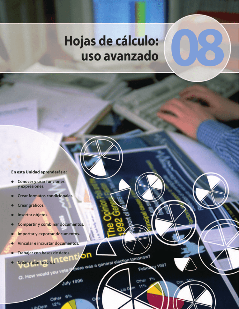 Hojas de cálculo: uso avanzado 08