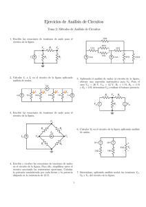 Ejercicios de Análisis de Circuitos