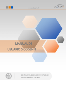 manual de usuario sicogen ii - Contraloría General de la República