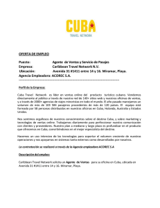 Agente de Ventas - Cuba Travel Network