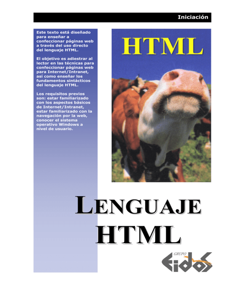 Lenguaje HTML