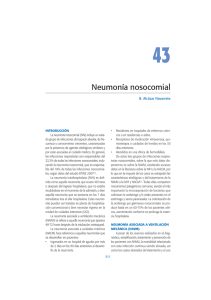 Neumonía nosocomial