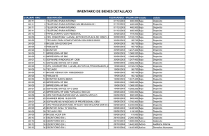 Inventario de Bienes Detallado