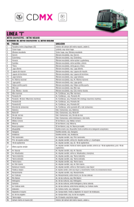 Parada por L&iacute;nea