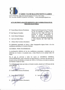G CÁDIZ CLUB BALONCESTO GADES