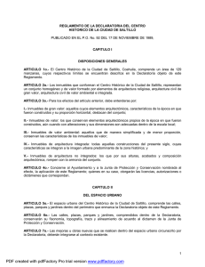 reg. del centro hist&oacute;rico