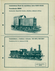 Locomotoras Diesel de maniobras. Serie 10301