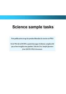 Science sample tasks