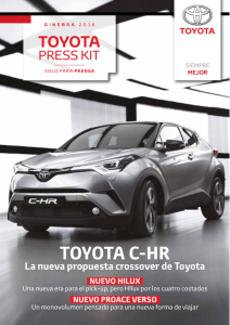 TOYOTA C-HR - Toyota Sala de prensa
