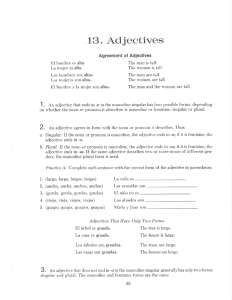 18 . Adjectives - Orangefield ISD