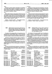 RESOLUCIÓ de 10 d`octubre de 1991, de la Conselleria de Cultura