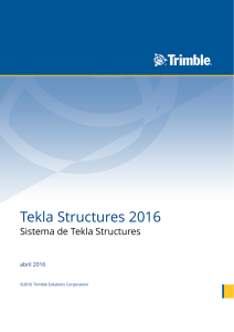 Archivos y carpetas en Tekla Structures