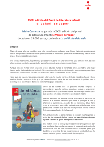 XXXII edición del Premi de Literatura Infantil E l V aixellde V apor