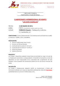 CAMPEONATO INTERREGIONAL DE KENPO “LAS DOS CASTILLAS”
