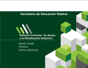 Sugerencias Didácticas 5 - Secretaría de Educación Pública