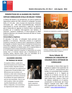 No te pierdas el último número del Boletín de Chile en Italia