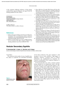 Nodular Secondary Syphilis - Actas Dermo