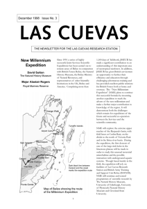 Las Cuevas Newsletter No 3