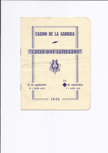 Page 1 CASINO DE LA GARRIGA 0 0 0 () 0 0 0 0 0 24 21 de