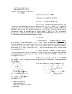 REPUBLICA DE cana saovnscm DE racca t. MUNICIPALIDAD DE