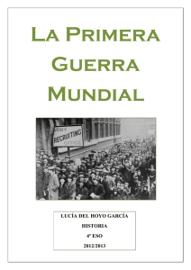 La Primera Guerra Mundial