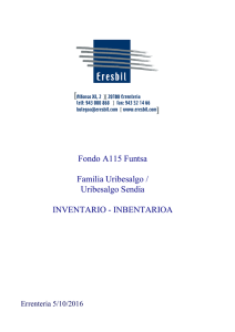 Fondo A115 Funtsa Familia Uribesalgo / Uribesalgo