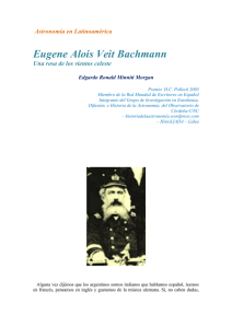 Eugene Bachmann - Historia de la Astronomía