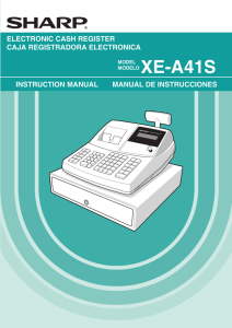 XE-A41S - sharp registers