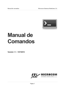 Manual Comandos