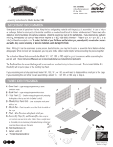 important information parts identification