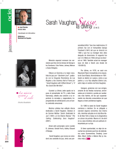 Sarah Vaughan: Sassy, la divina (2 de 2)