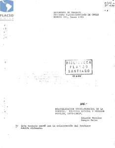 Política estatal y presión popular, 1979-1985 - FLACSO