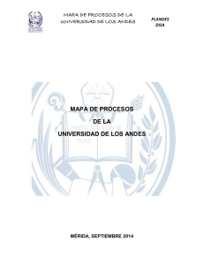 mapa de procesos de la universidad de los andes