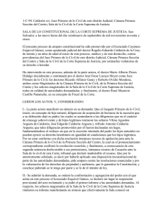 1-C-94. Calderón vrs. Juez Primero de lo Civil de este distrito